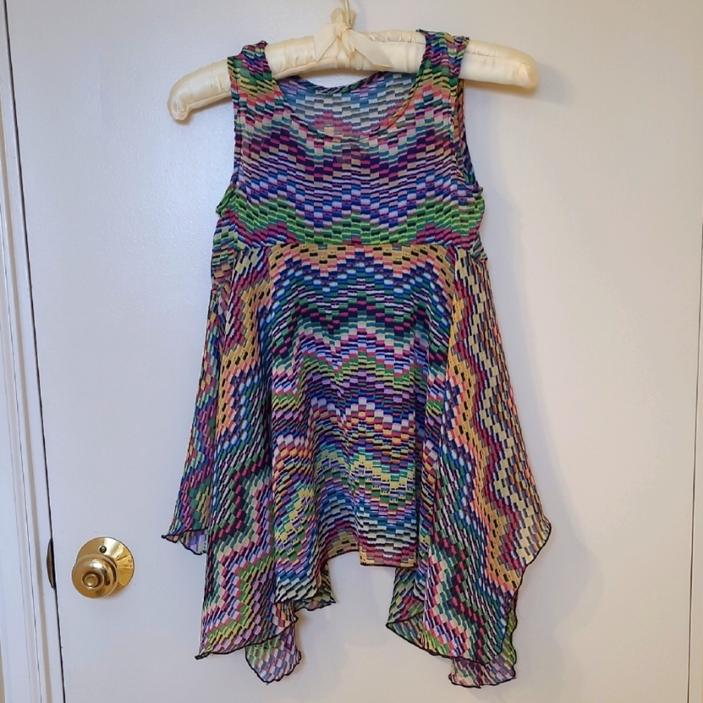 Elisa B Sleeveless Summer Girls Long Top/Dress
